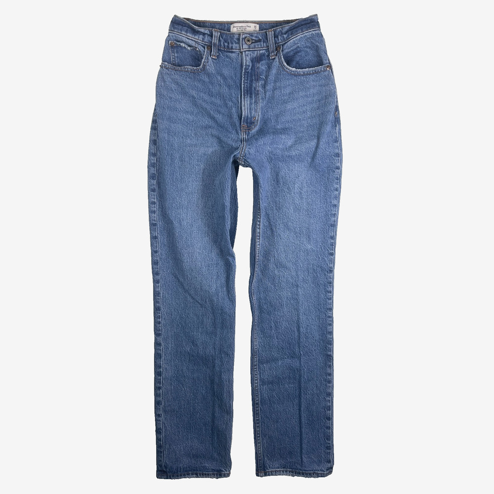 Abercrombie & Fitch Jeans 26 2 Curve Love 90s Straight Ultra High Rise Y2K Retro